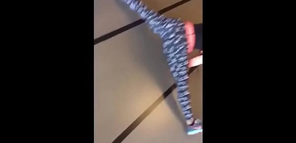  My baby shaking ass at the Gym